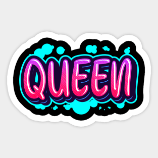 Diseño Urbano Queen Sticker